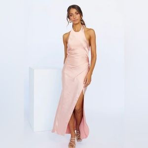 Hello Molly satin midi dress